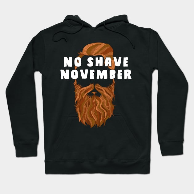 No Shave November | Let Those Glorious Locks Flow Hoodie by AmandaPandaBrand